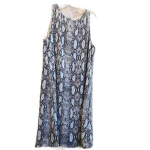 Caramela snakeskin print dress size large